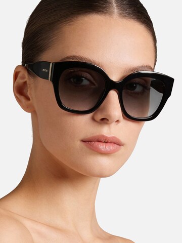 Occhiali da sole 'LEELA/S' di JIMMY CHOO in nero: frontale
