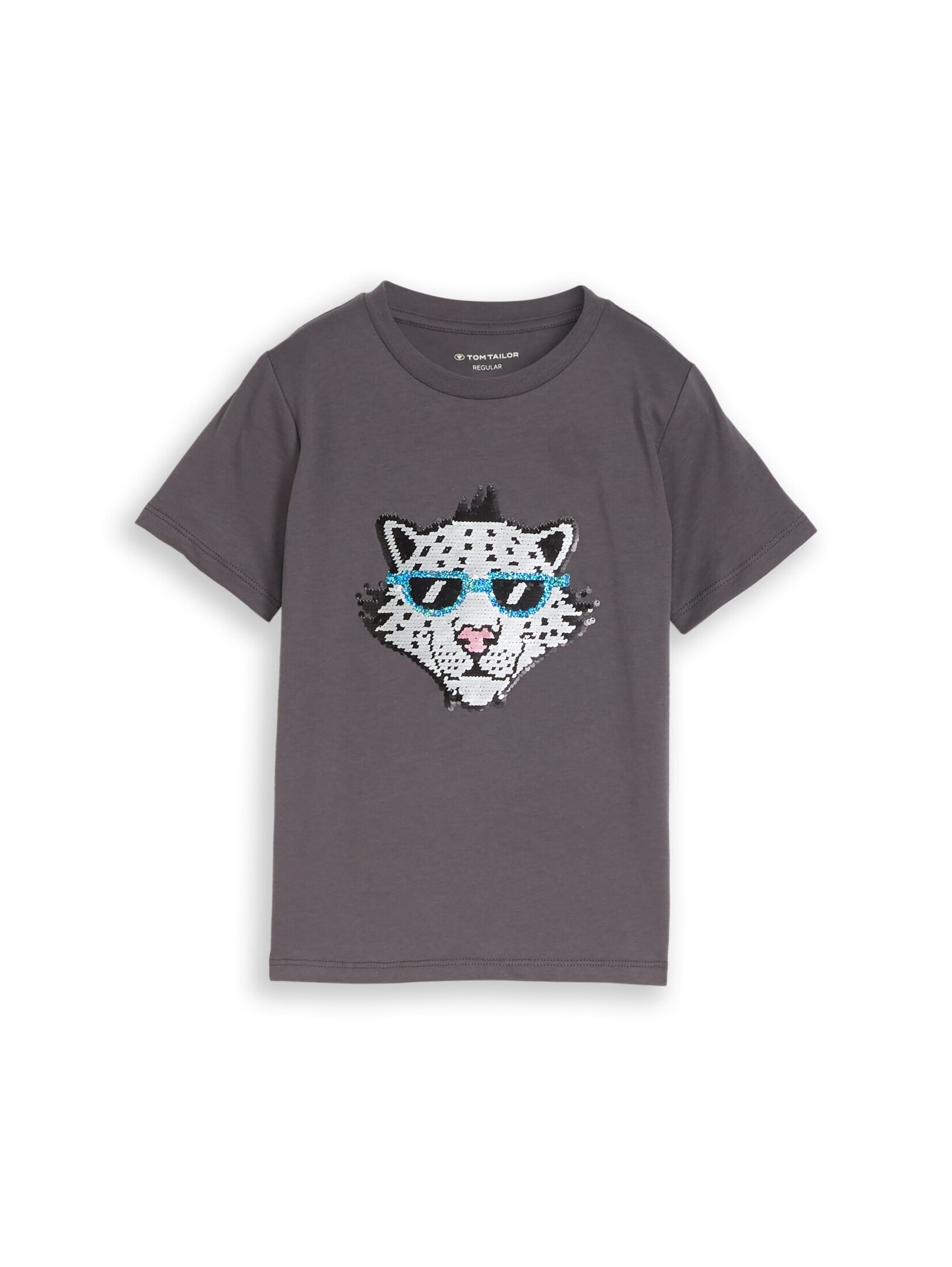 TOM TAILOR Shirt in Grey: front