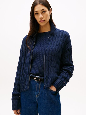 TOMMY HILFIGER Strickjacke in Blau: Vorderseite