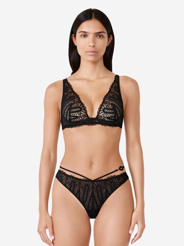 ETAM Triangel BH 'Gamme' in Schwarz: Vorderseite