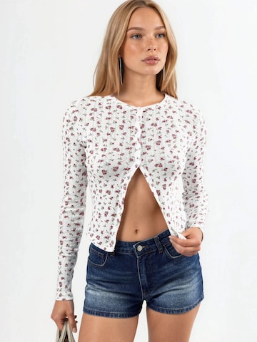 Busem Knit Cardigan in White
