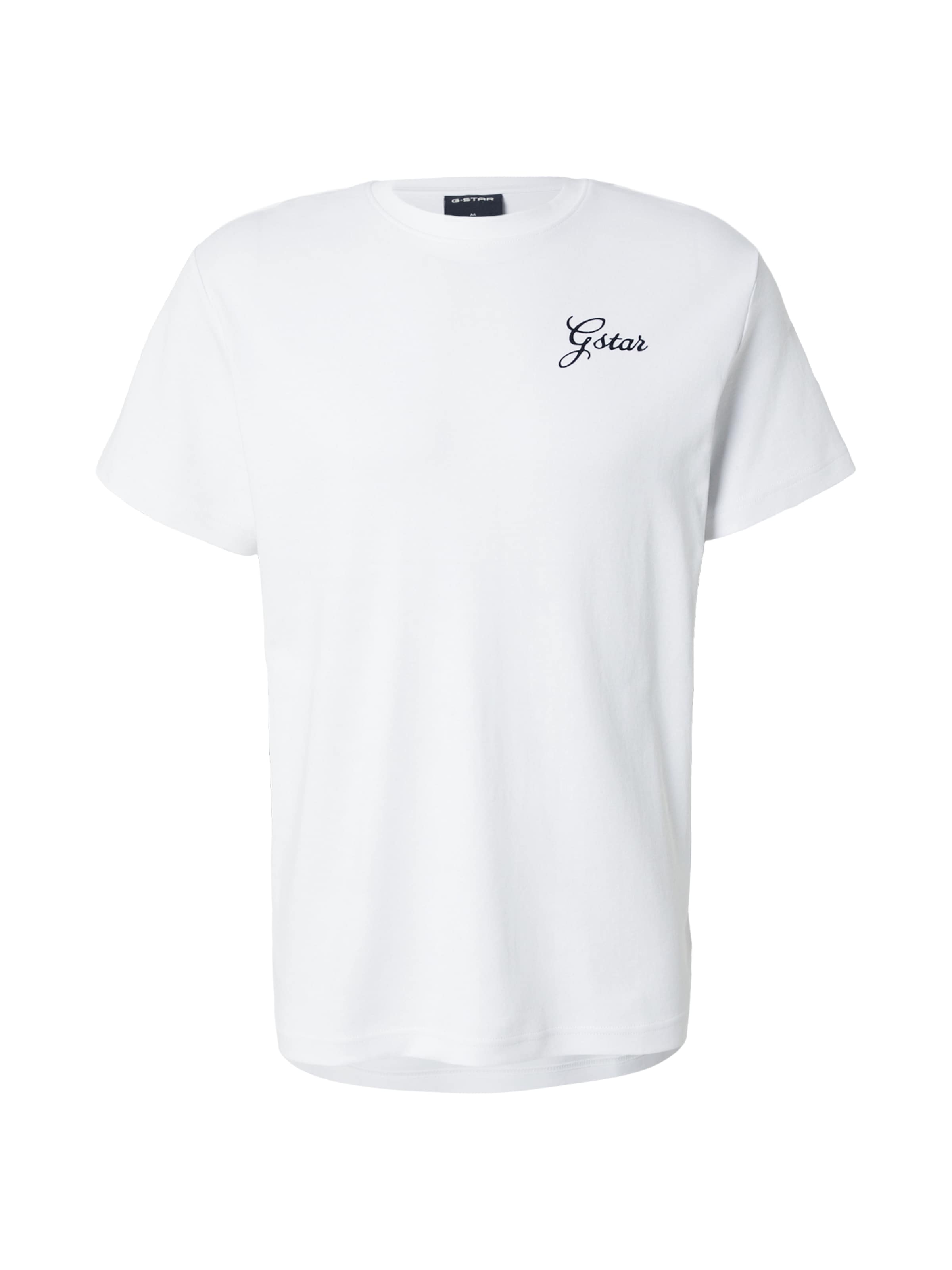G-STAR T-shirt i vit: framsida