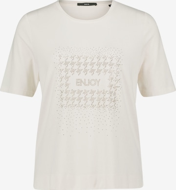 T-shirt zero en blanc : devant