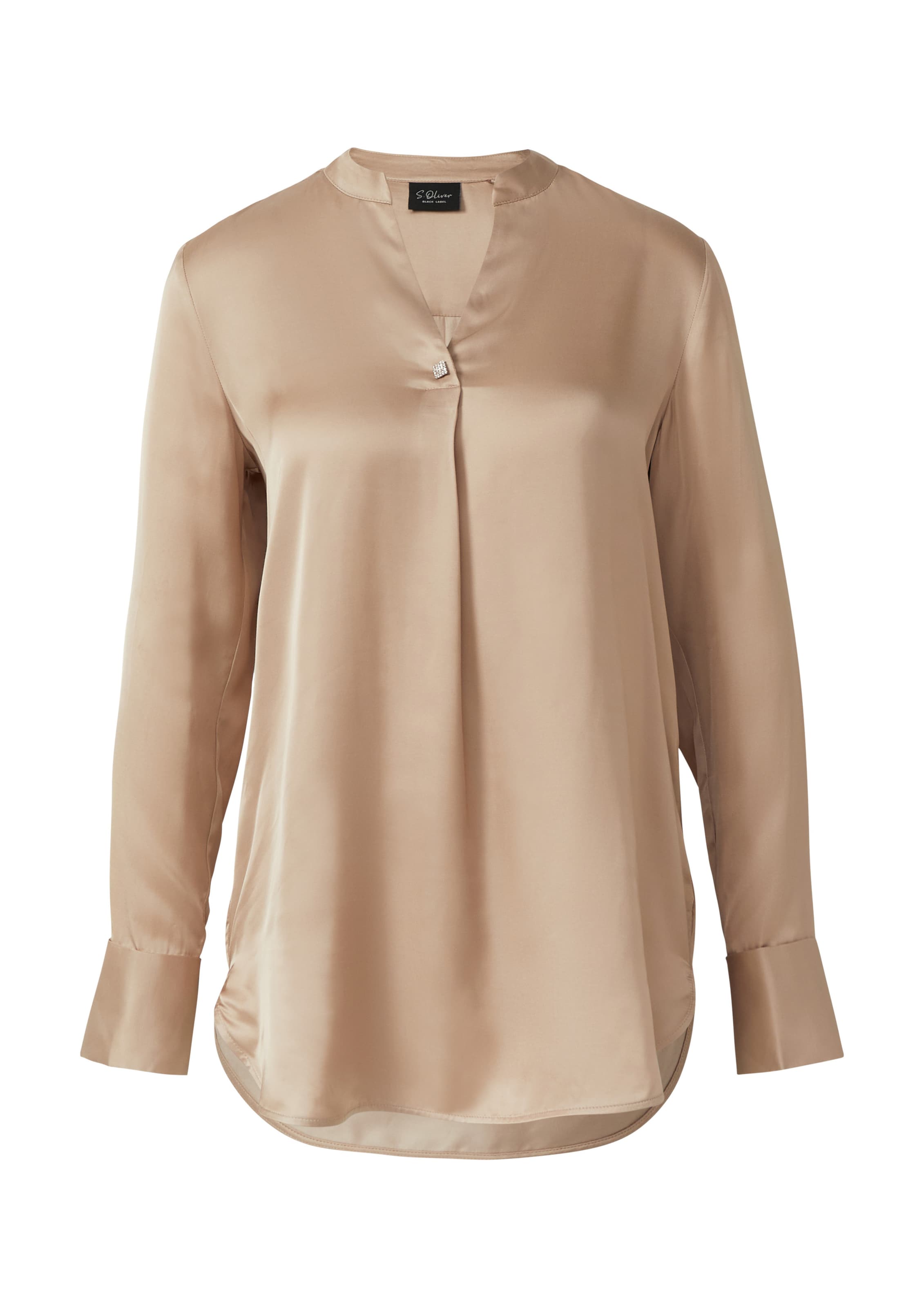 s.Oliver Blouse in Bruin: voorkant