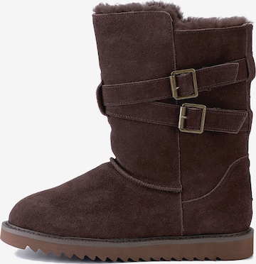 Gooce Snow boots in Brown: front
