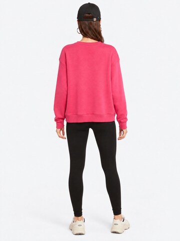 Sweat-shirt Ethiquet en rose