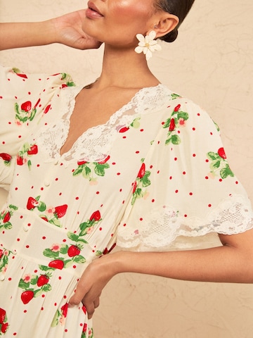 smėlio love & roses Suknelė