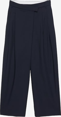 Pull&Bear Wide Leg Laskoshousut värissä sininen: etupuoli