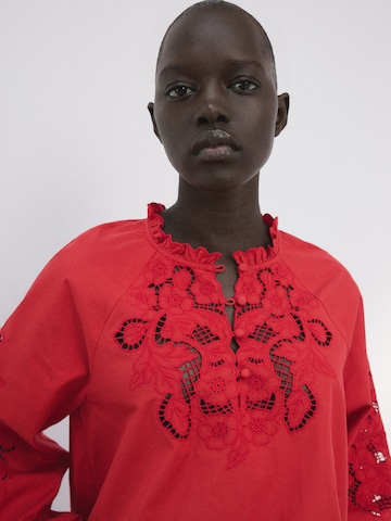 MANGO Blúzka 'BETTY' - Červená