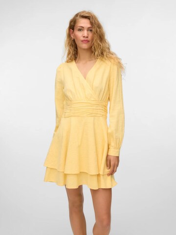 VERO MODA Jurk 'VMMIE' in Geel