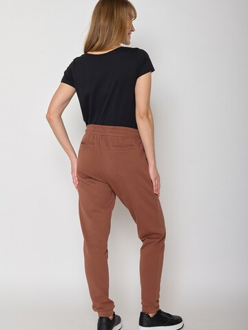 Effilé Pantalon GREENBOMB en marron