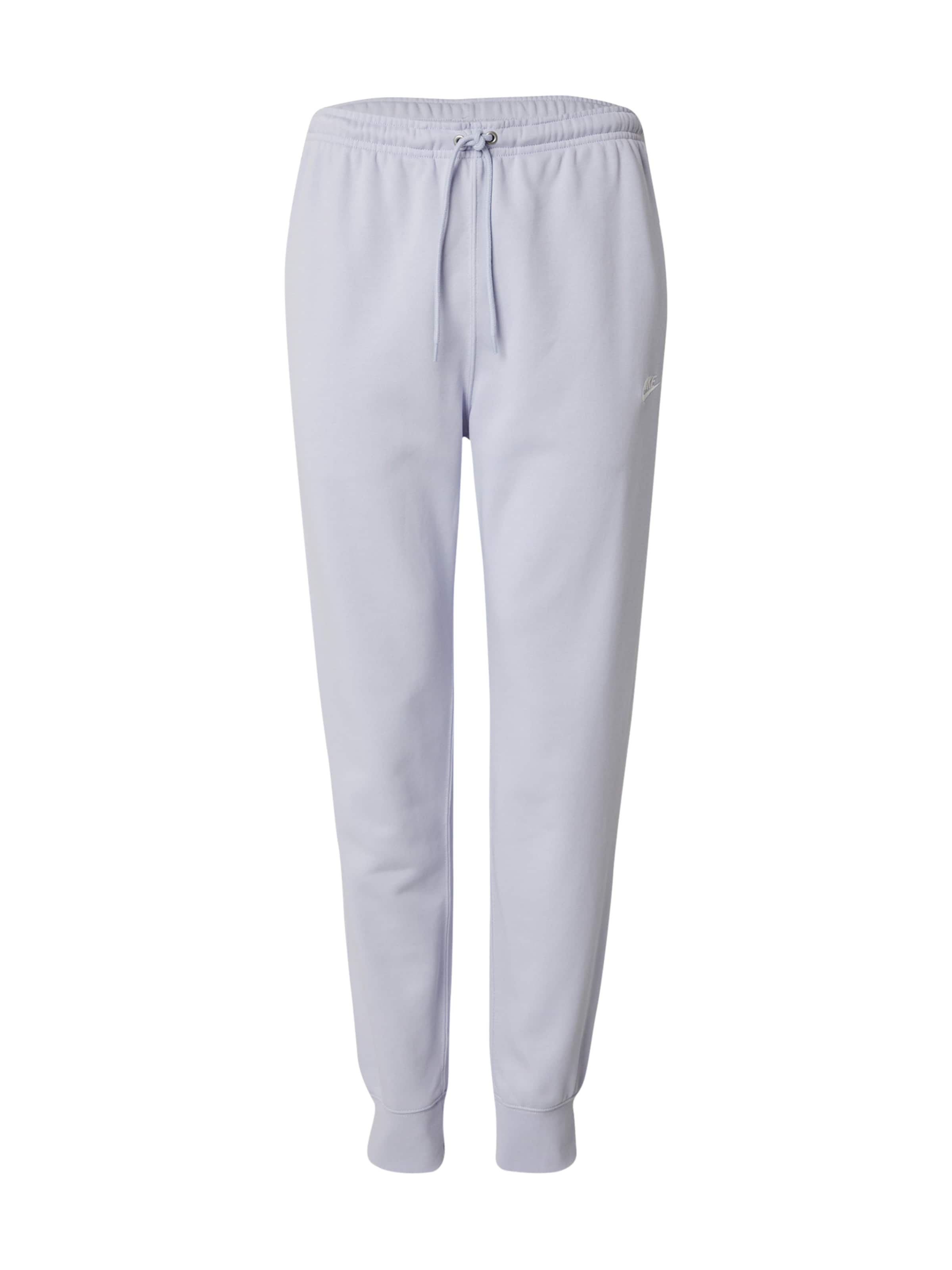 Nike Sportswear Дънки Tapered Leg Панталон 'Club Fleece' в бяло: отпред