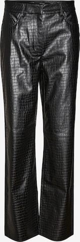 VERO MODA Wide leg Broek 'DAREEN' in Zwart: voorkant