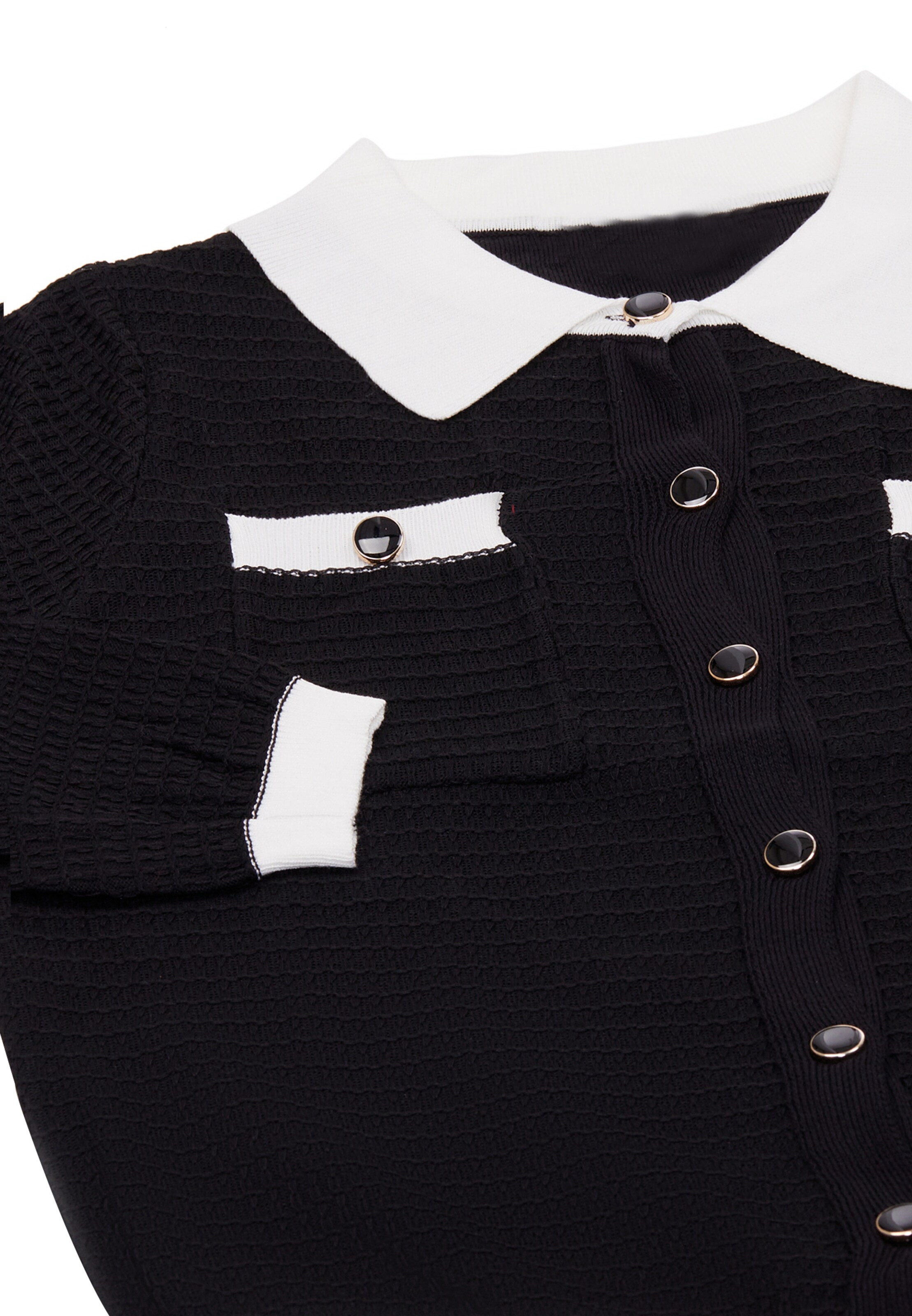 CARNEA Cardigan i sort