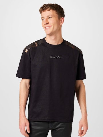 Carlo Colucci Shirt 'Danelon' in Black: front