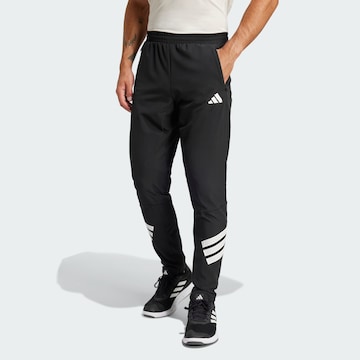 ADIDAS PERFORMANCE Slimfit Παντελόνι φόρμας σε μαύρο: μπροστά