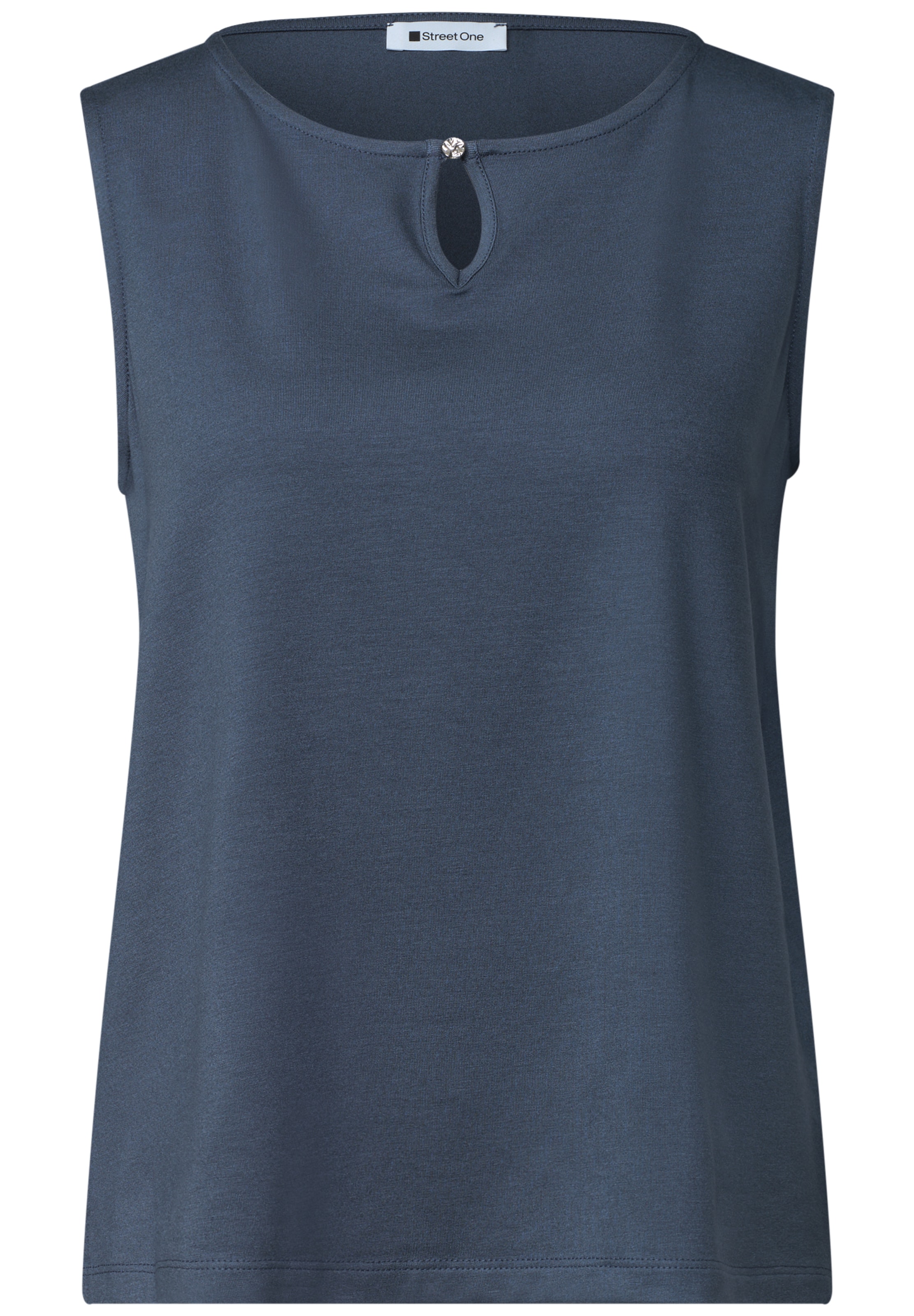 STREET ONE Top in Blau: Vorderseite
