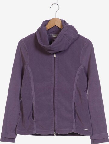 STREET ONE Sweatshirt & Zip-Up Hoodie in L in Purple: front