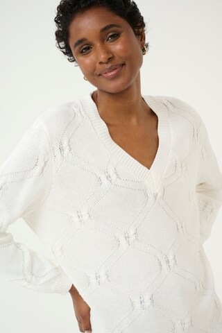 Kaffe Pullover 'KAcharlie' in Weiß