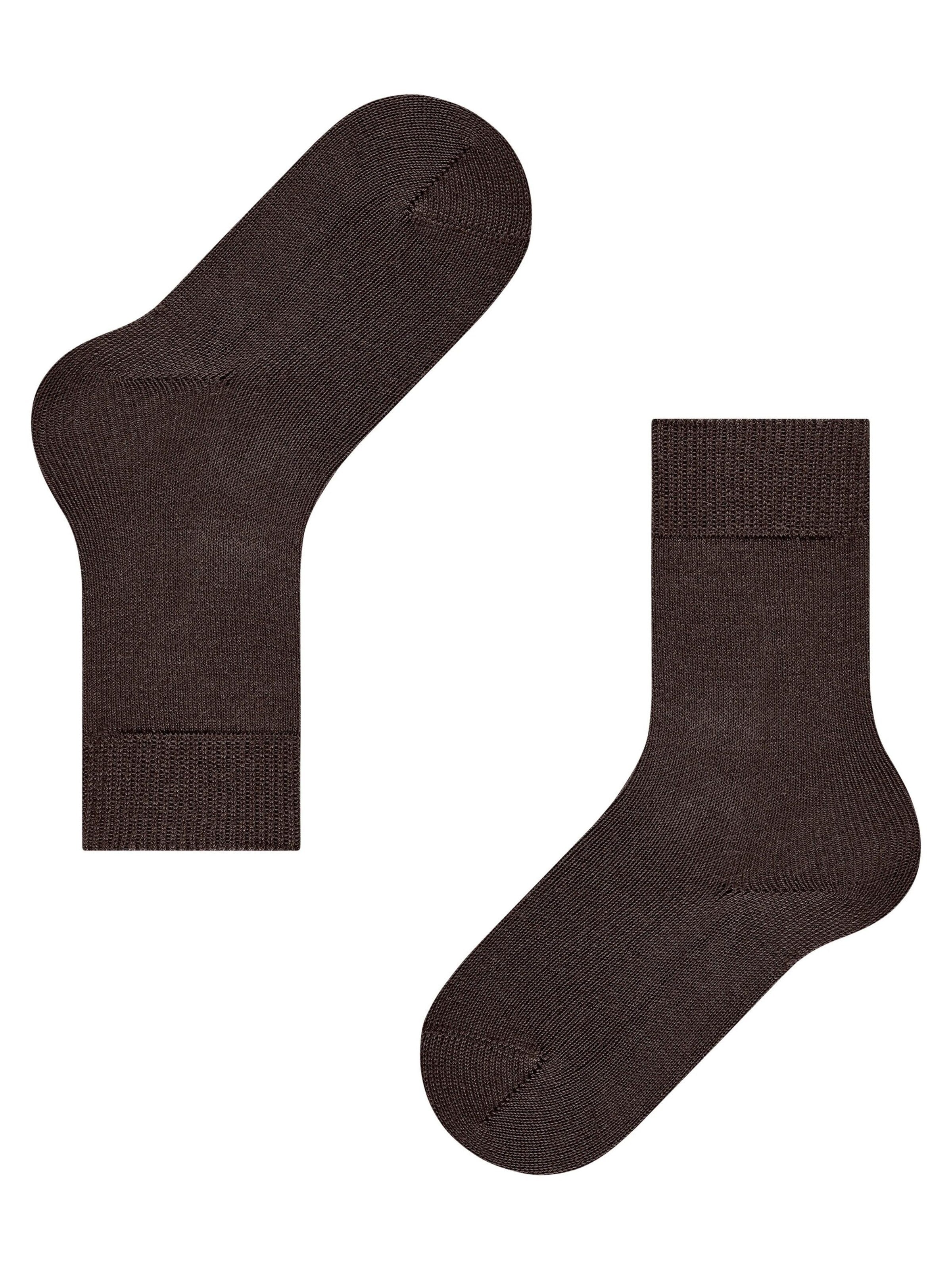 FALKE Socks 'Comfort Wool' in Brown