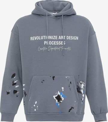 Sweat-shirt VAMOS CLO en gris : devant