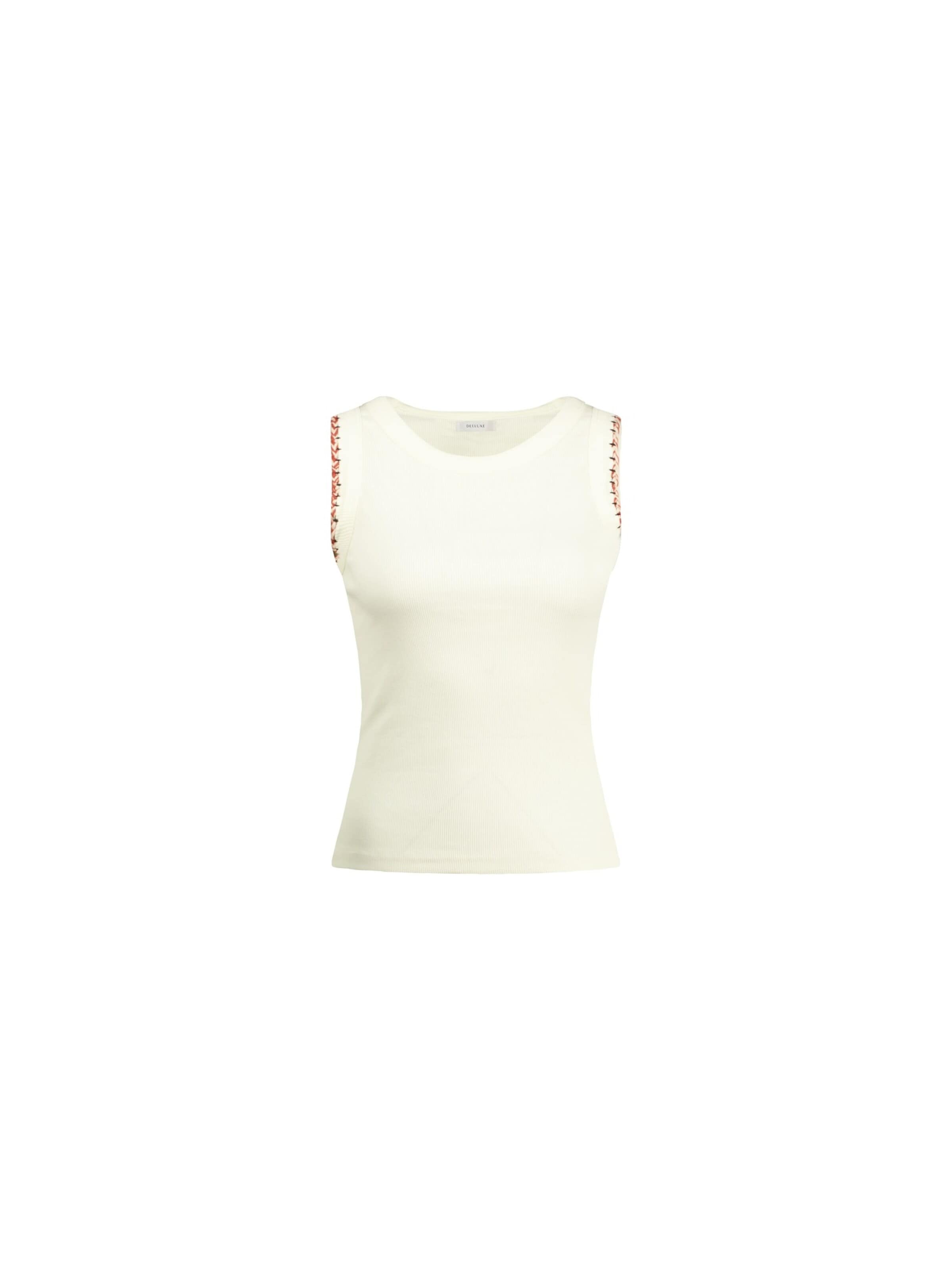 Deeluxe Top‌‌‌ in Beige: Vorderseite