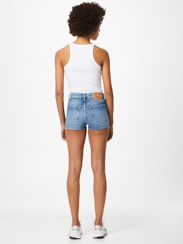 Superdry Skinny Shorts in Blau