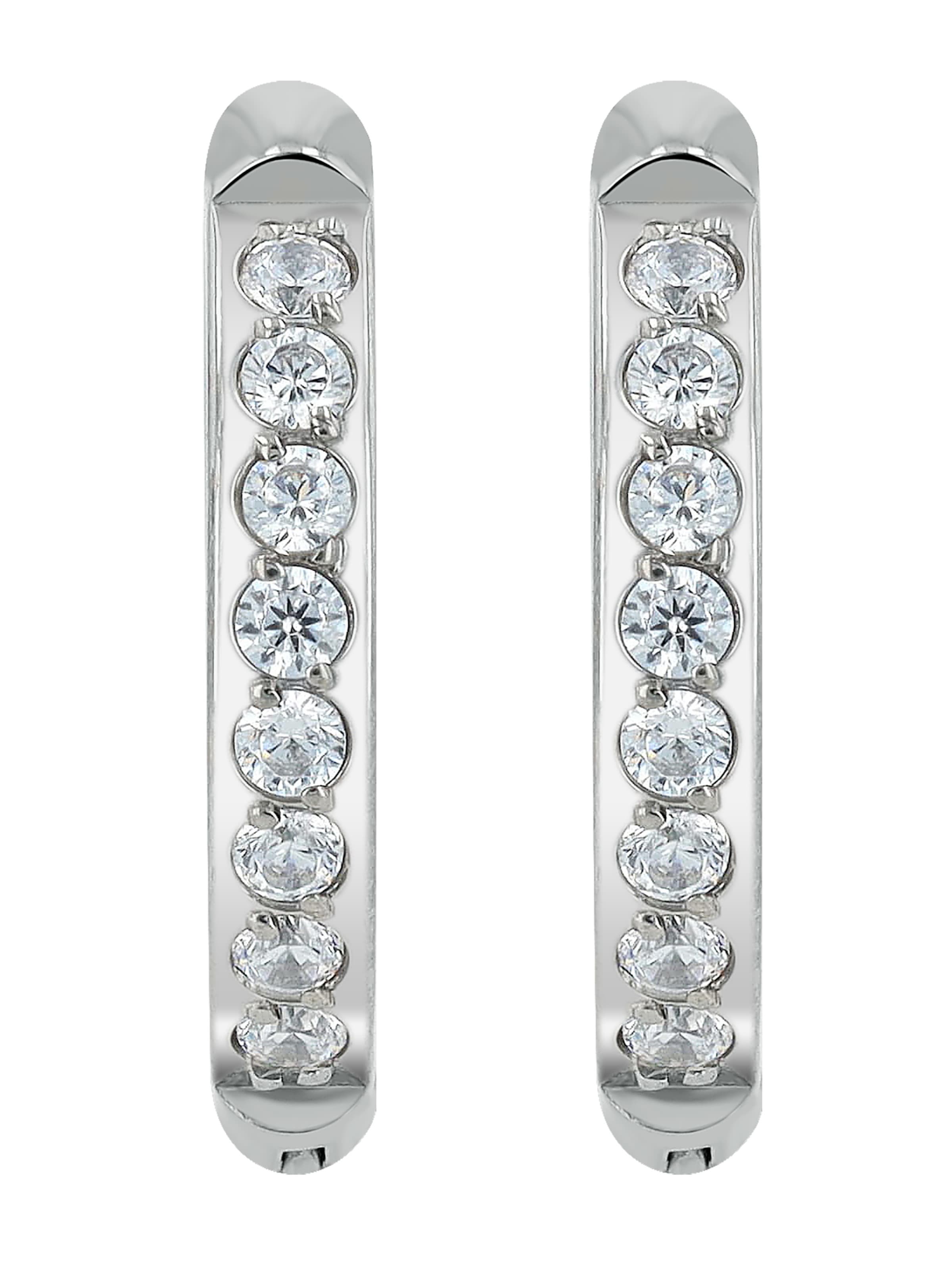 Akzent Earrings 'Una, langlebig' in Silver