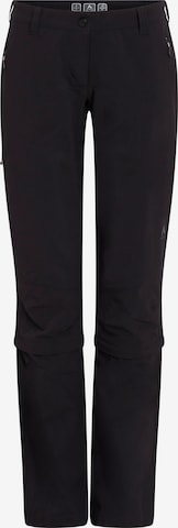 MCKINLEY Regular Outdoorhose 'Mandorak II' in Schwarz: Vorderseite