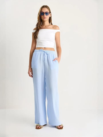 Bianco Lucci Pants in Blue: front
