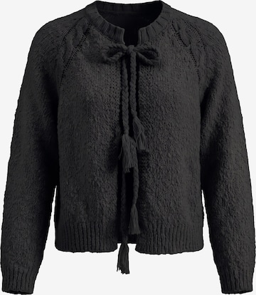 TorWeit Knit Cardigan in Black: front