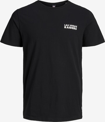 JACK & JONES Shirt 'NFL Club' in Black: front