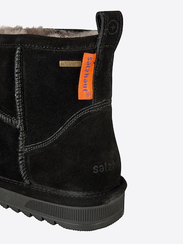 salzhaut Snowboots ' BOTTEN ' in Zwart: terug