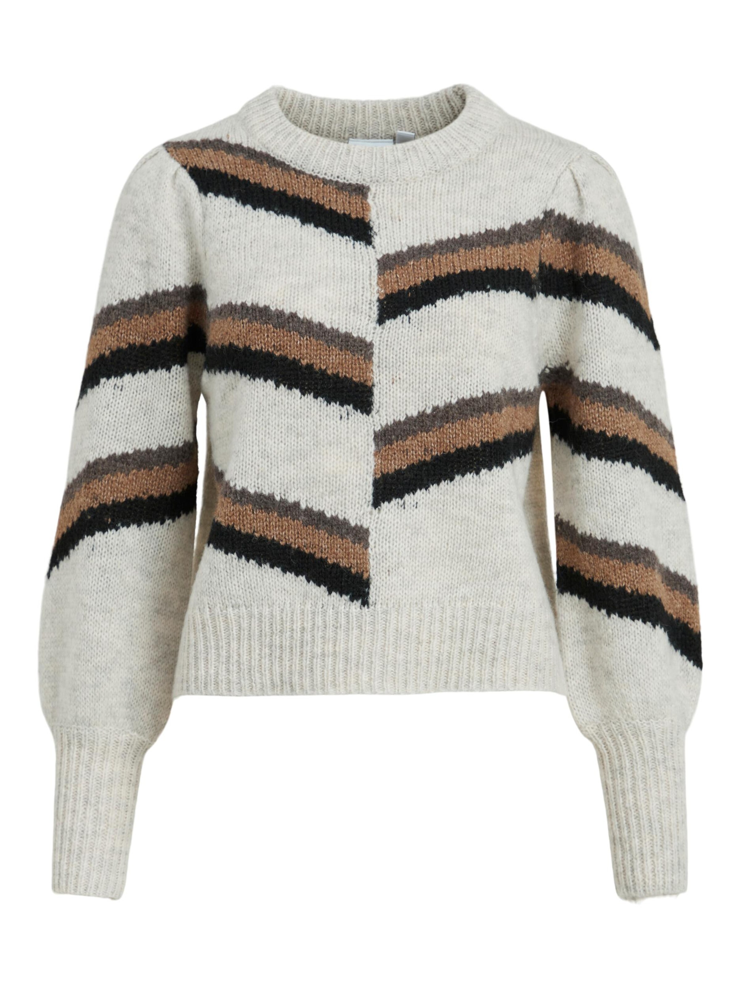 Pull-over 'Brielle' VILA en gris : devant