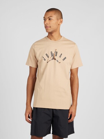 Jordan - Camiseta en marrón: frente