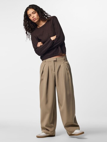 PIECES Pullover in Braun