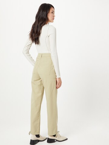 Regular Pantalon Warehouse en vert