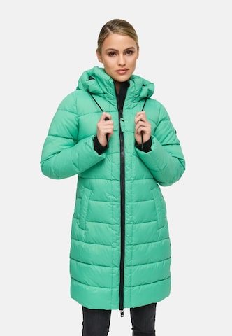 MARIKOO Winter coat 'Kaltnäschen 16' in Green: front