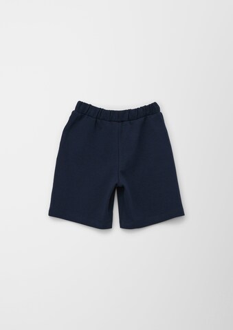 Regular Pantaloni de la s.Oliver pe albastru: față
