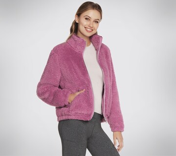 SKECHERS Übergangsjacke in Pink: Vorderseite