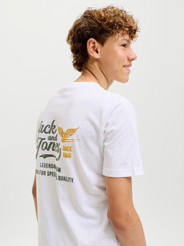 Jack & Jones Junior Тениска 'JJLEGEND' в бяло