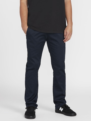 regular Pantaloni chino 'Frickin Modern Stret' di Volcom in blu: frontale