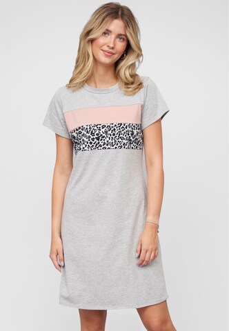 Cloud5ive Kleid in Grau: Vorderseite