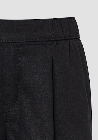 s.Oliver Wide Leg Shorts in Schwarz