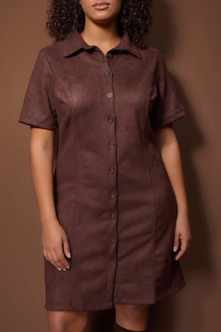 Trendyol Curve Blousejurk in Bruin
