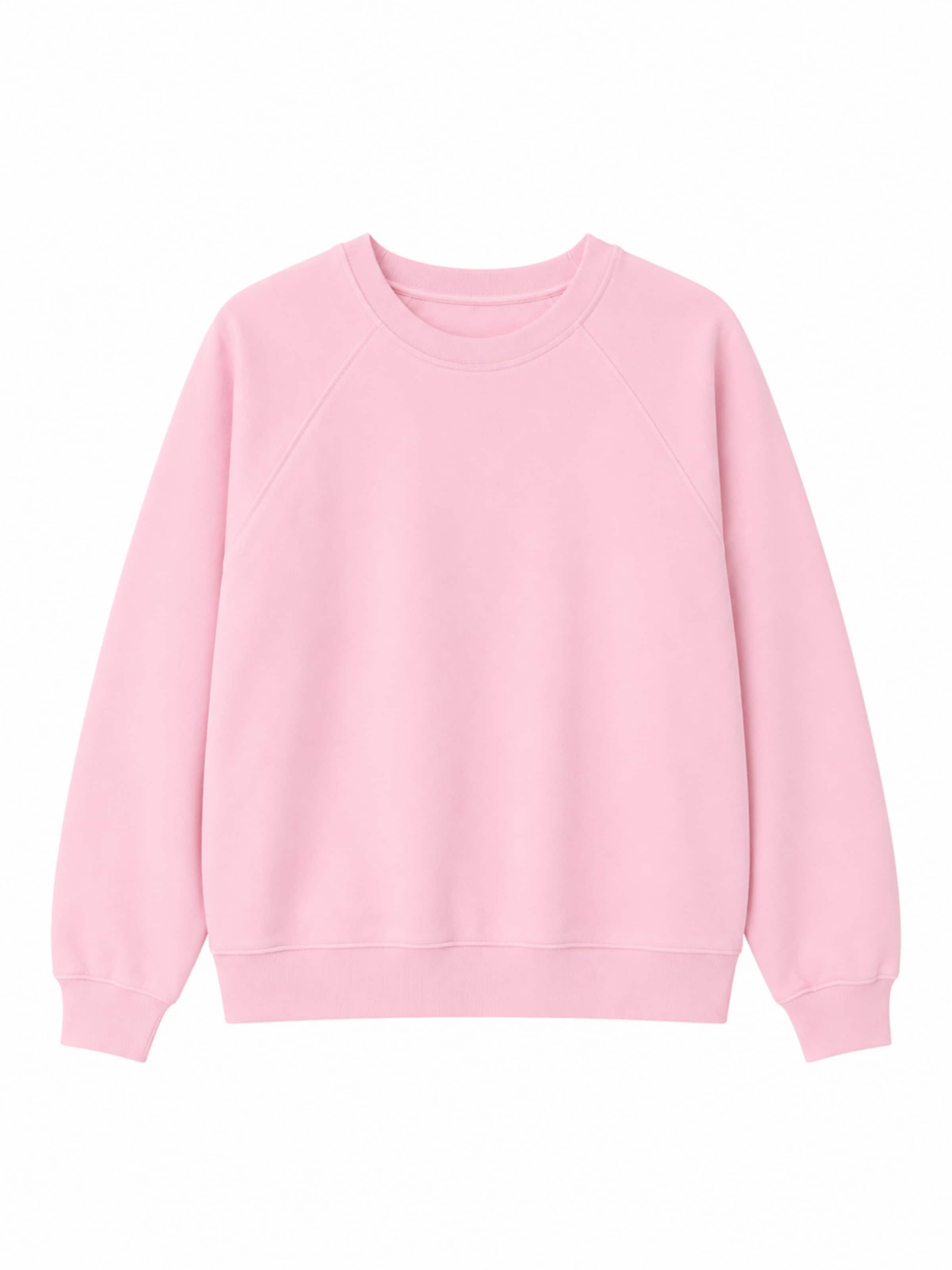 La Label Beige Sweatshirt in Pink: front