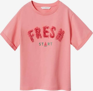 MANGO KIDS T-Shirt 'Fruits' in Pink: predná strana