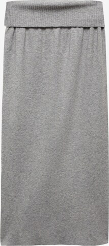 MANGO Skirt 'Prinches' in Grey: front