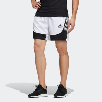ADIDAS SPORTSWEAR Normální Sportovní kalhoty – bílá: přední strana