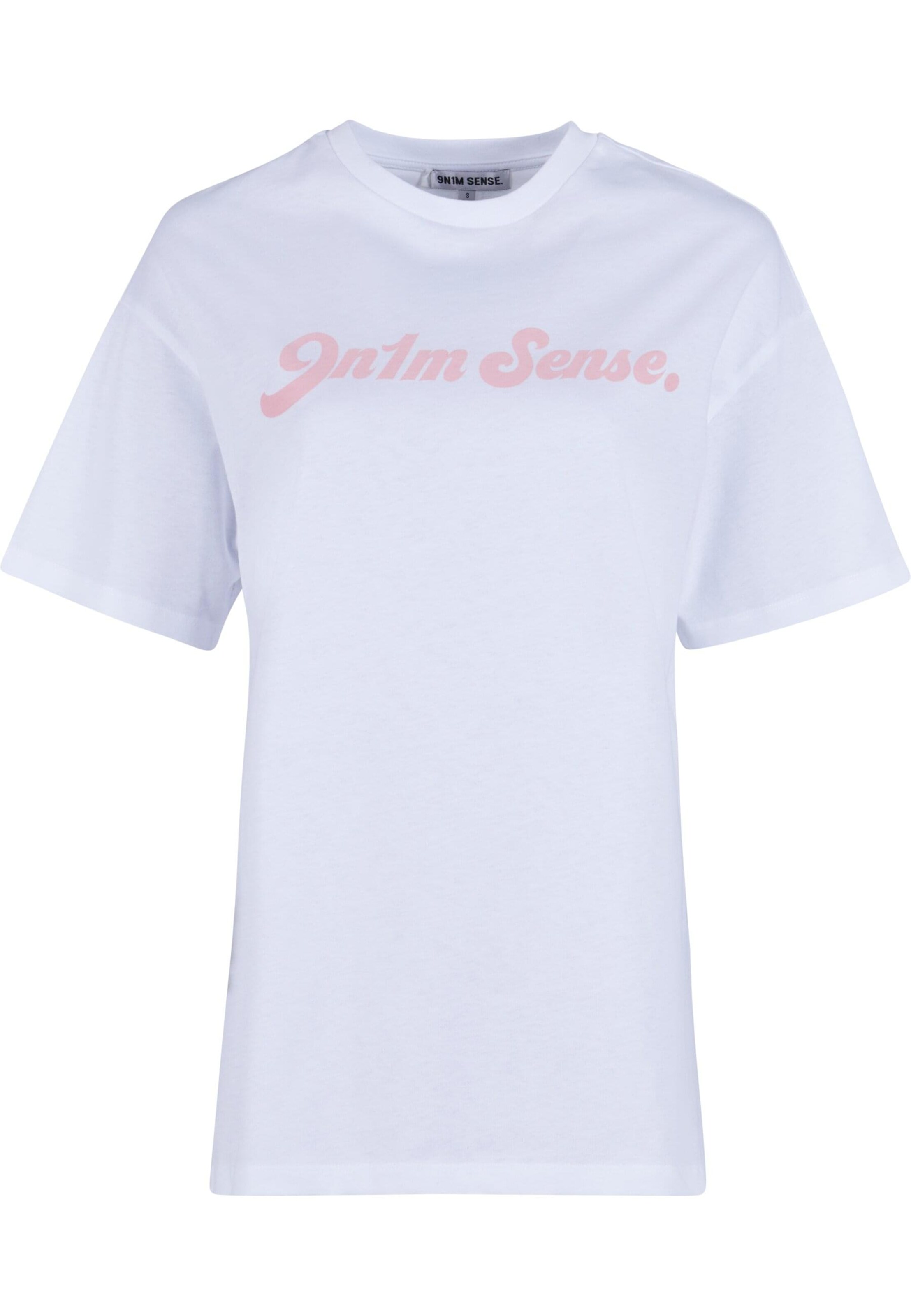 T-shirt 9N1M SENSE en blanc : devant